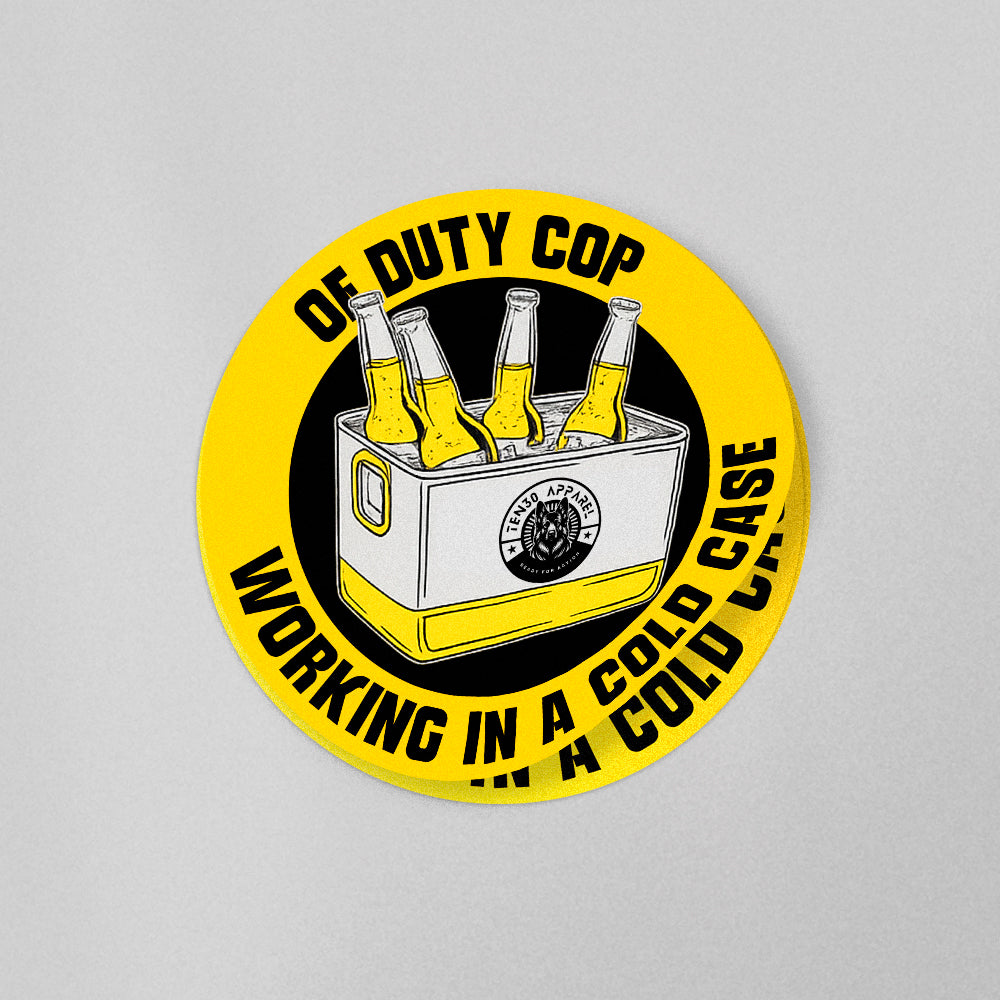 [Funny Off-Duty Cop Sticker]
