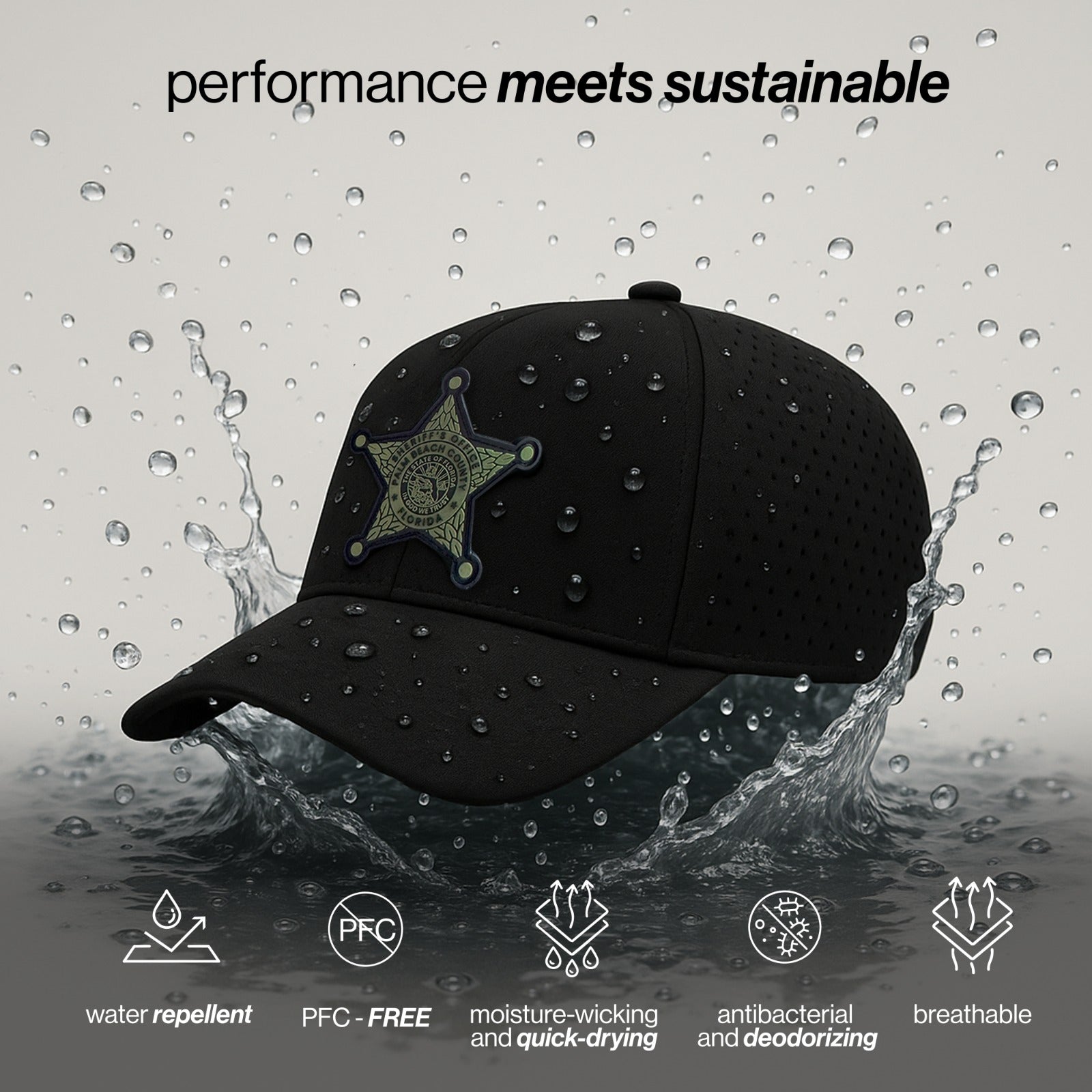 Sheriff Trucker Cap [BLK/BLK] | PBSO