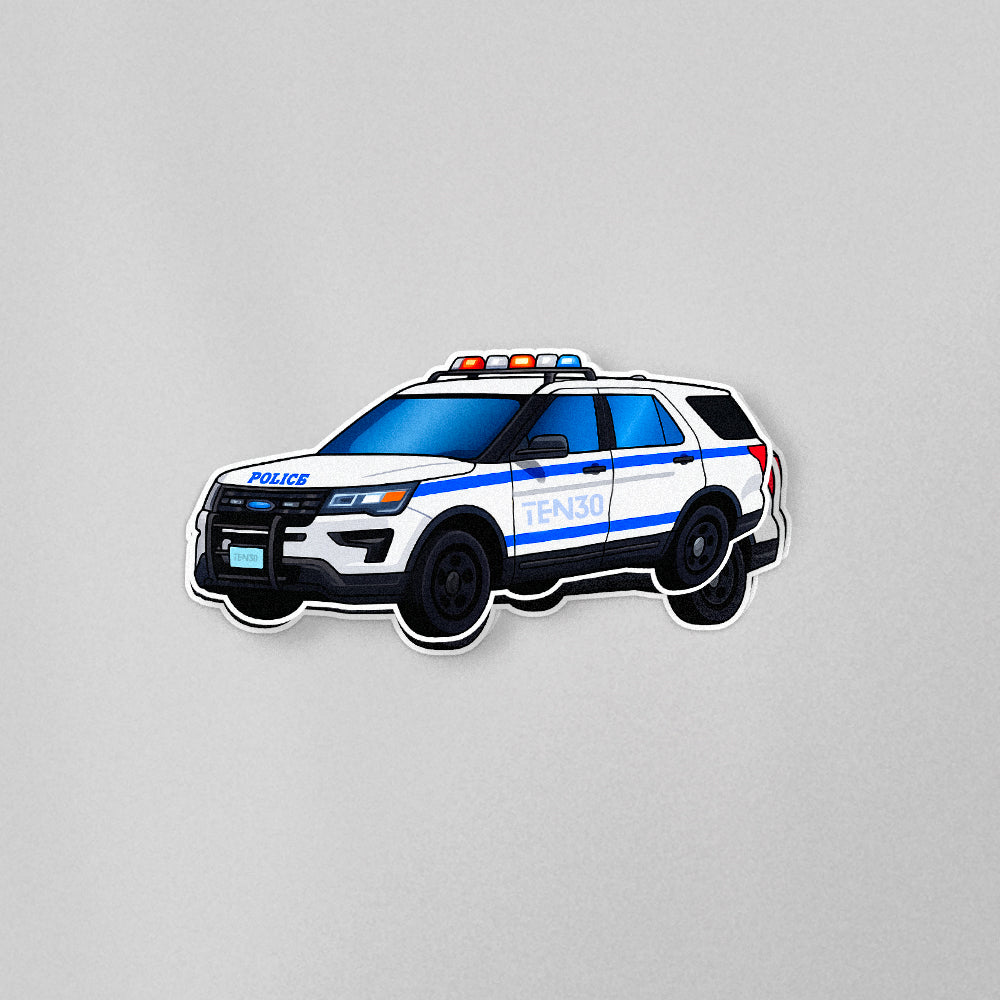 [Police SUV Sticker]