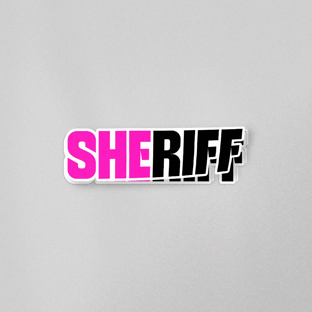 [Funny Sheriff Sticker for Women]